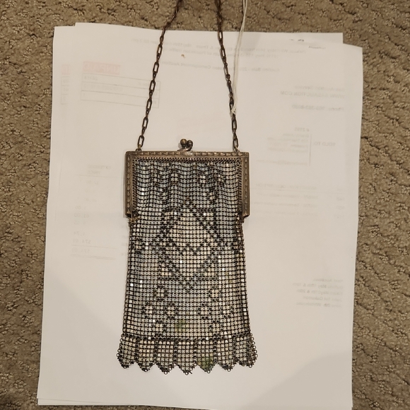 1920s Whiting & Davis STYLE Mesh Flapper Purse